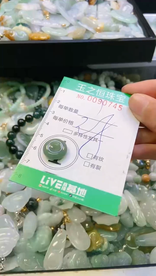 翡翠未镶嵌颈饰闪购0090745
