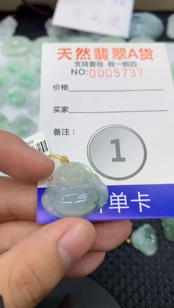 【闪购商品】翡翠颈饰18K金镶嵌11111111111