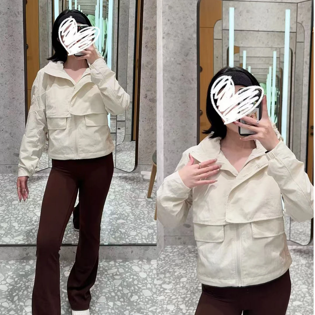 Al*ays Eff*rtle*s女士运动风衣功能休闲宽松外套D25125