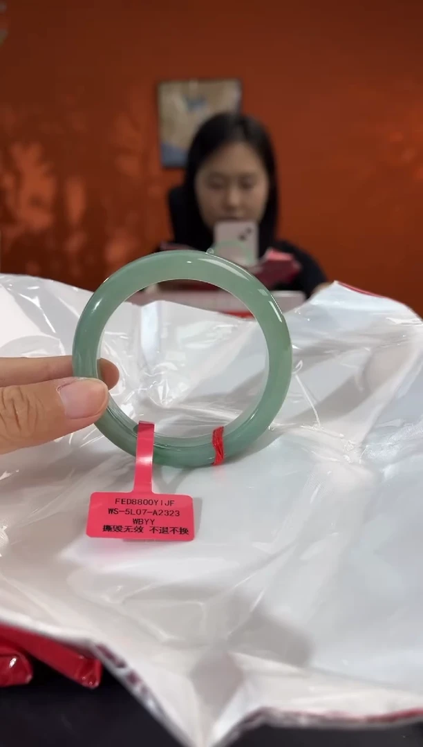 未镶嵌手镯翡翠12     53.5