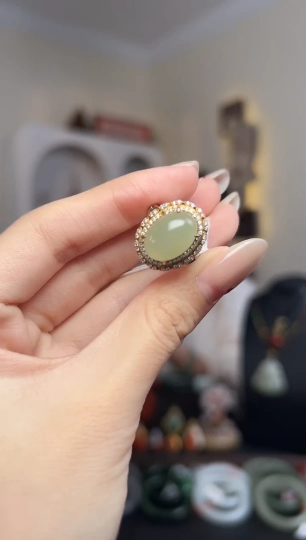 和田玉未镶嵌颈饰2331