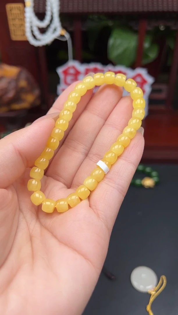 手串蜜蜡未镶嵌手串M021多样性发其一