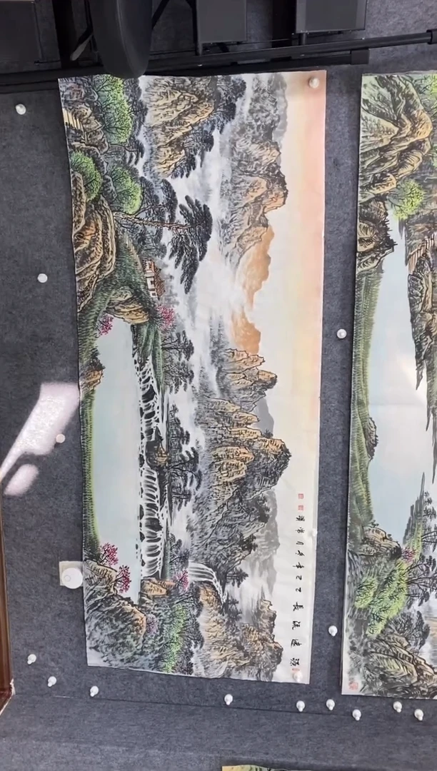 国画会***A沈常滨 省美协 小六尺180*70cm