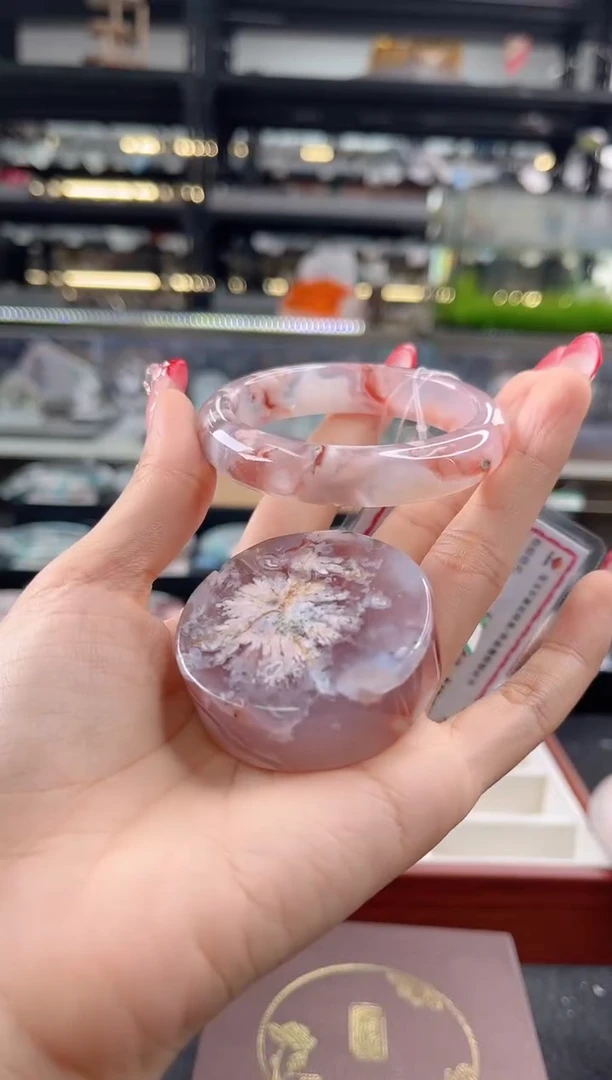 未镶嵌手镯石英质玉圈口（赠品镯心）