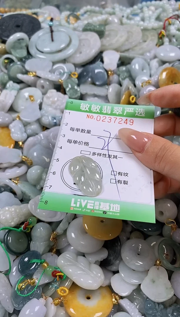 翡翠未镶嵌颈饰闪购0237249