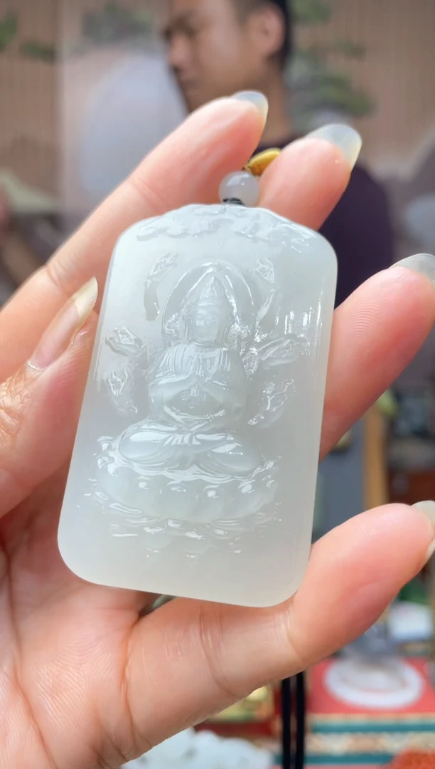 和田玉未镶嵌颈饰拍一发一