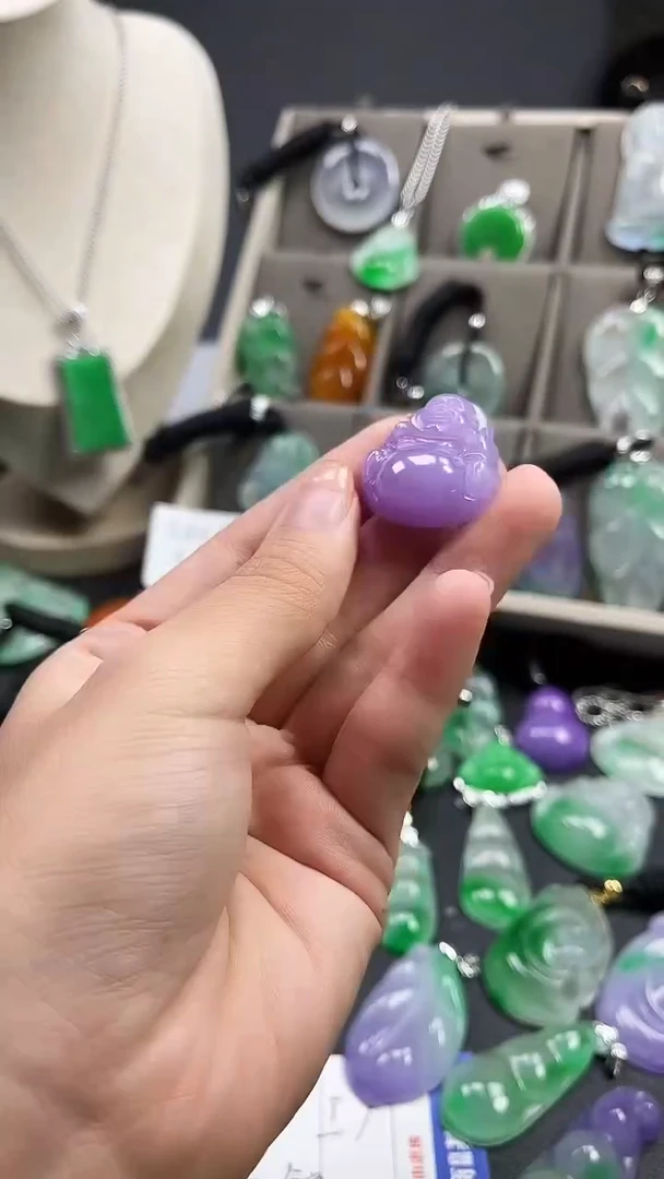 颈饰未镶嵌翡翠  所见即所得 一图一物