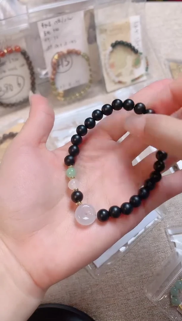 未镶嵌手串翡翠手串