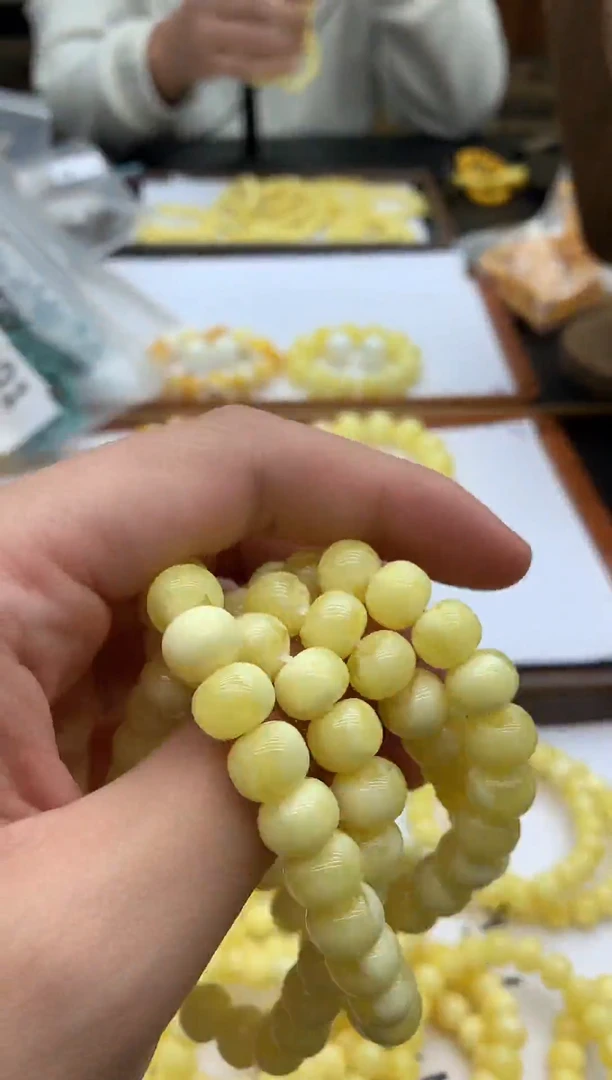 琥珀颈饰未镶嵌LL03【偶得珠宝严选】琥珀蜜蜡