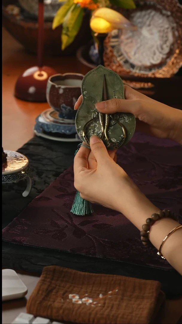 瓷片三件套茶剪