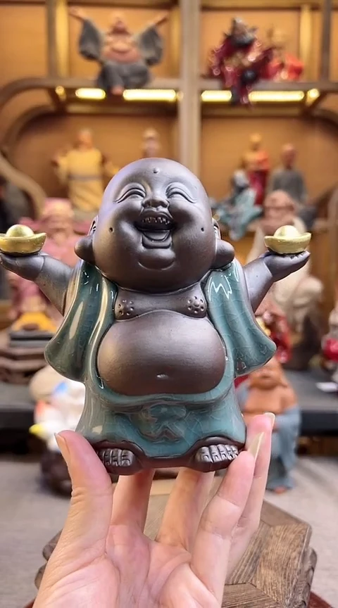 紫砂茶宠器闵茶宠摆件