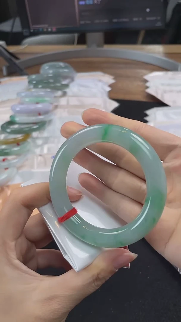 未镶嵌手镯翡翠17号-54圆条/MY/3