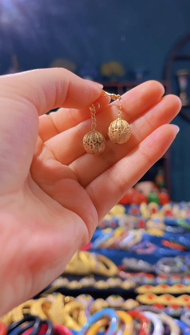 【闪购商品】非遗绝技 花丝耳环