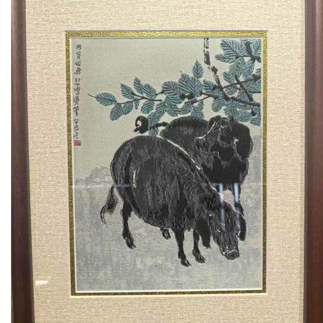 【八斗】蜀锦桑梓野猪图（猪）