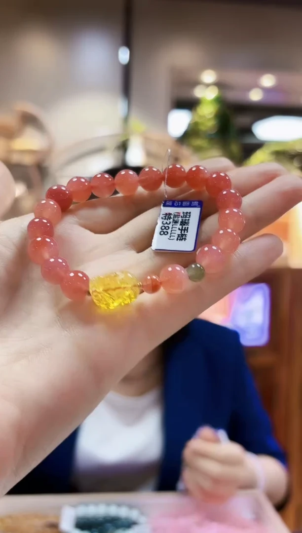 未镶嵌颈饰玛瑙/玉髓手链