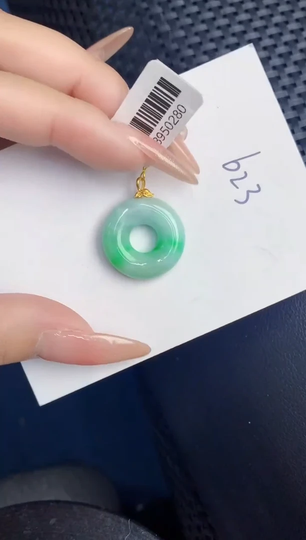 【闪购商品】翡翠颈饰18K金镶嵌000000000