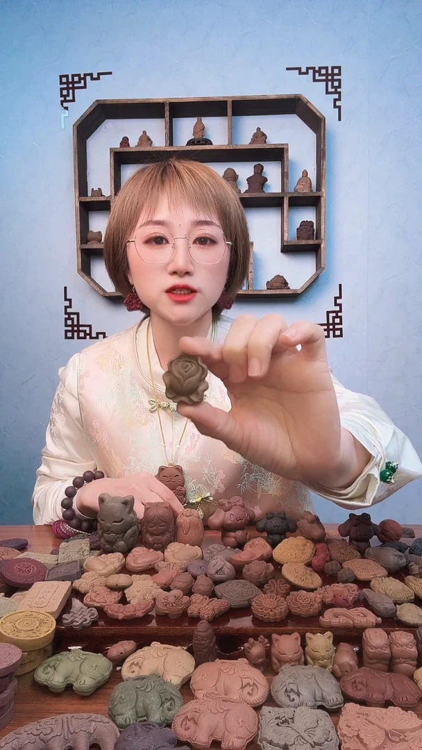 【闪购商品】泥塑瑕疵凤梨帐中香花朵2个