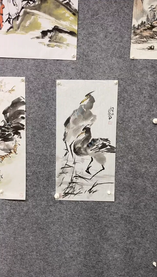 国画尚定固国画作品