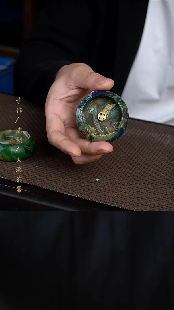 大漆香插551小康茶器