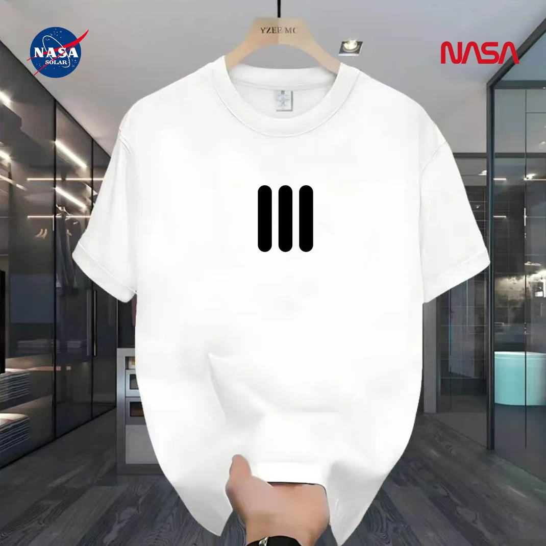 NASA联名纯棉夏季圆领短袖T恤微宽松时尚男女同款休闲百搭26
