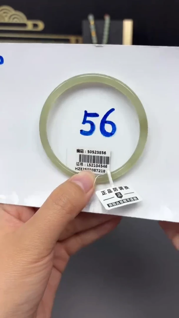 未镶嵌手镯和田玉3856