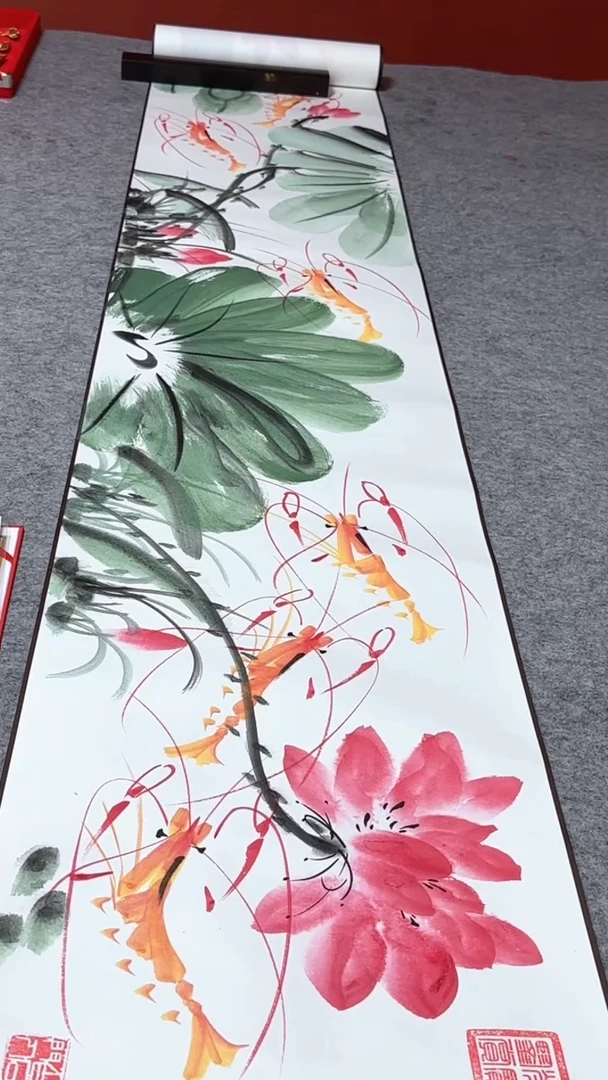 国画高洁老师-故宫珍藏-十米长卷