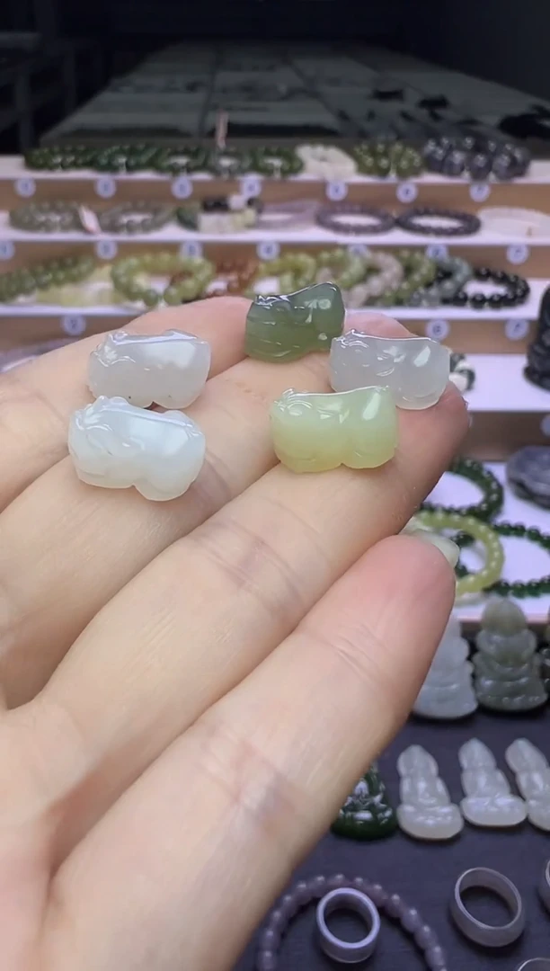 未镶嵌和田玉珠宝半成品52号链接卡mm多样性发一先拍先挑