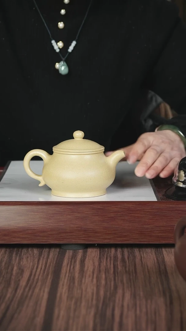 【闪购商品】紫砂茶壶新品  本绿  潘壶