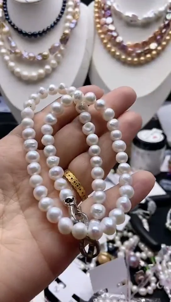 颈饰未镶嵌淡水珍珠1