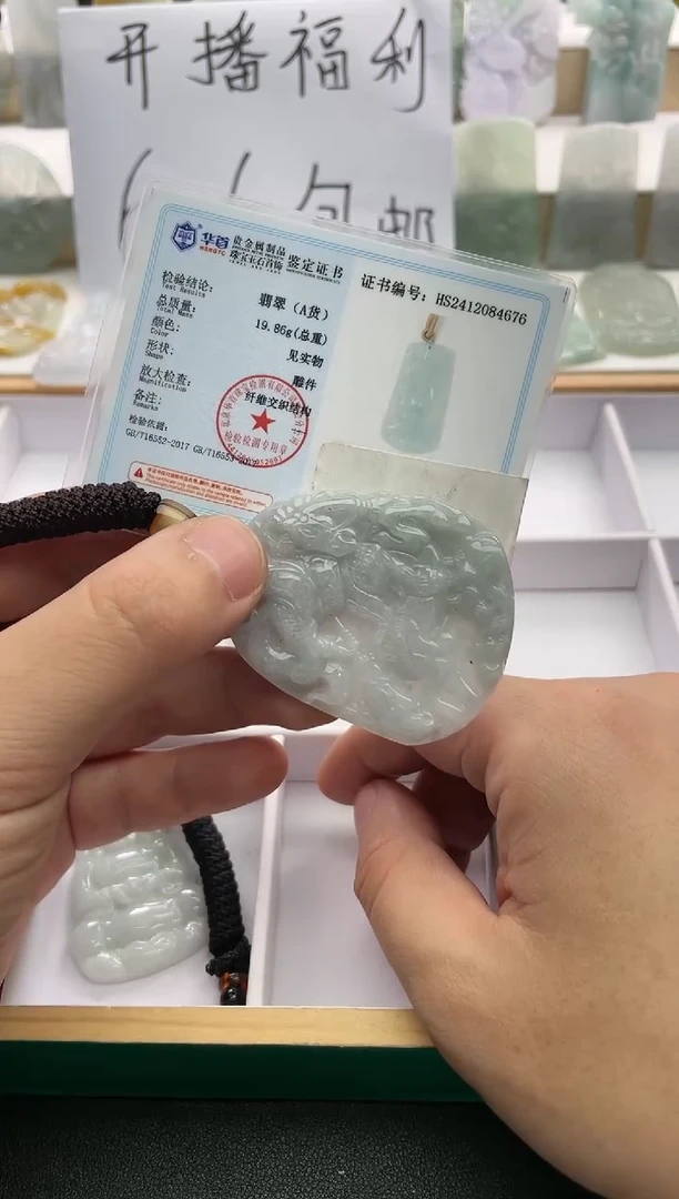 【闪购商品】翡翠颈饰未镶嵌..../2/15/ 21