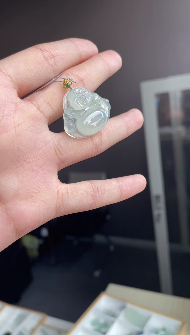 吊坠(不含链)未镶嵌翡翠天然缅甸A货翡翠