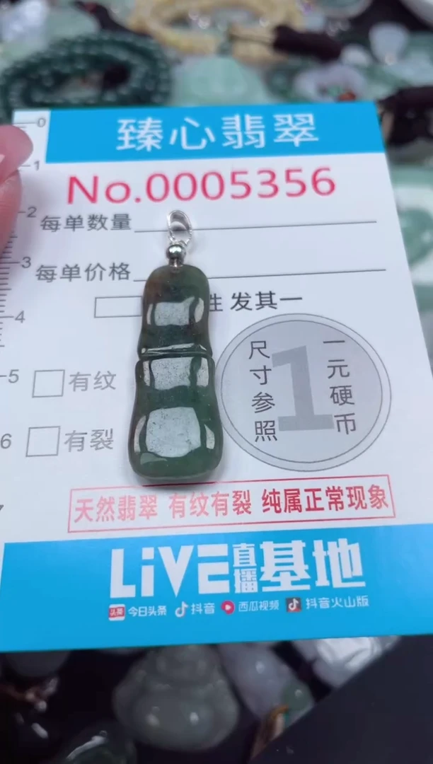 颈饰未镶嵌翡翠5356