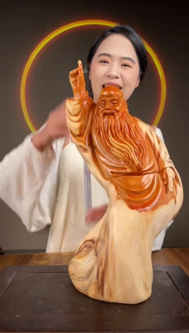 柏木（崖柏）手工摆件,先抢先得! 编号:128