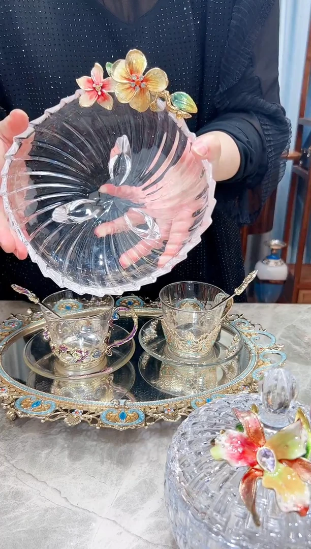 人造水晶希望果盘