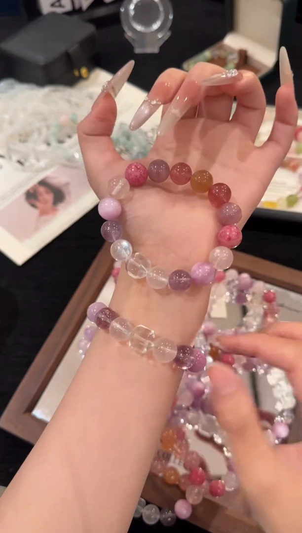 合金锂辉石手链多宝手链x2134