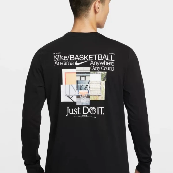 【滔搏联动】NIKE耐克男女TEE LS STARTING 5运动休闲T恤HV1771-010