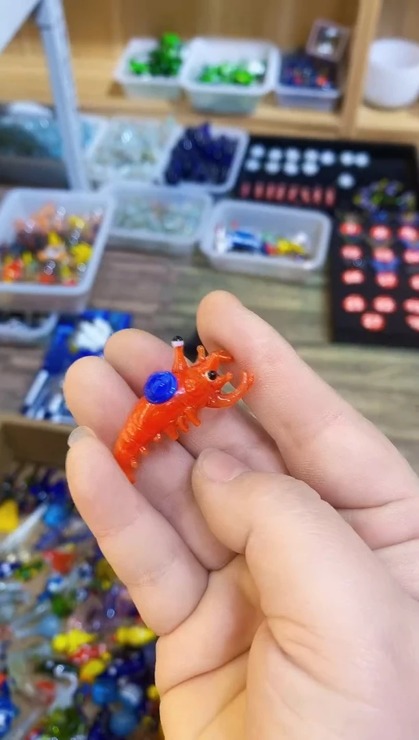 【闪购商品】琉璃手工艺品龙虾
