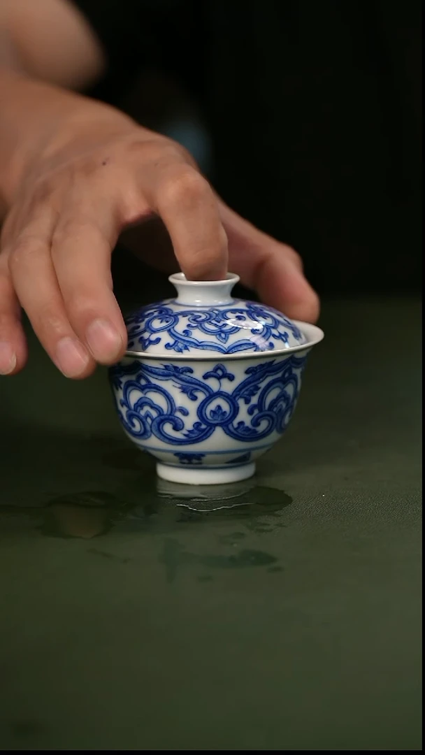 杯纯手工手绘陶瓷
