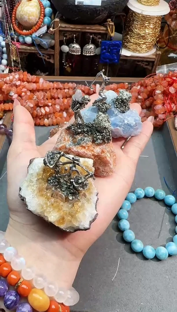 【闪购商品】水晶珠宝半成品未镶嵌拍2单