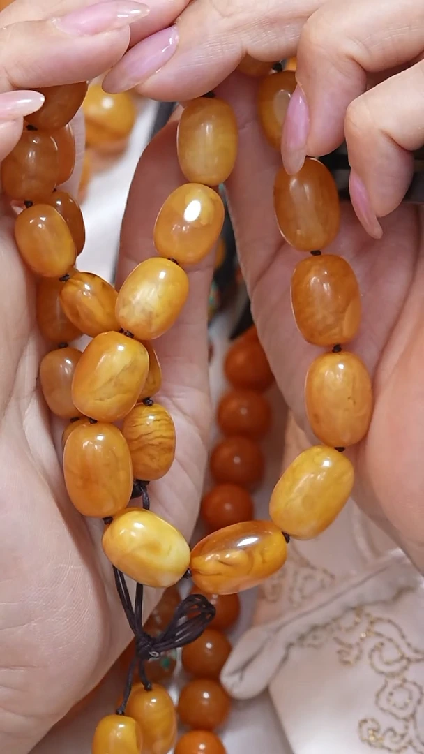 蜜蜡颈饰未镶嵌6197天然蜜蜡珠宝奇石云端妖孽全部保真