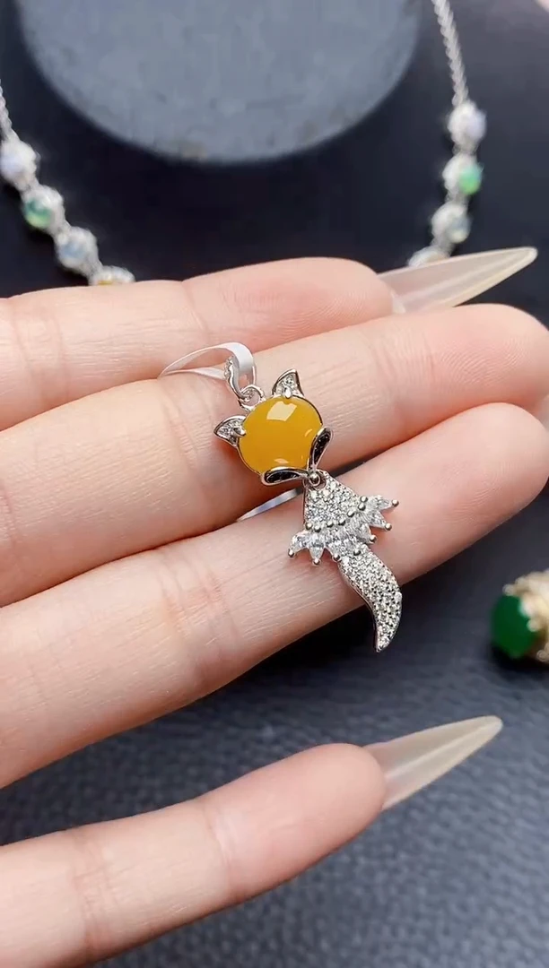 银S925镶嵌戒指翡翠2254