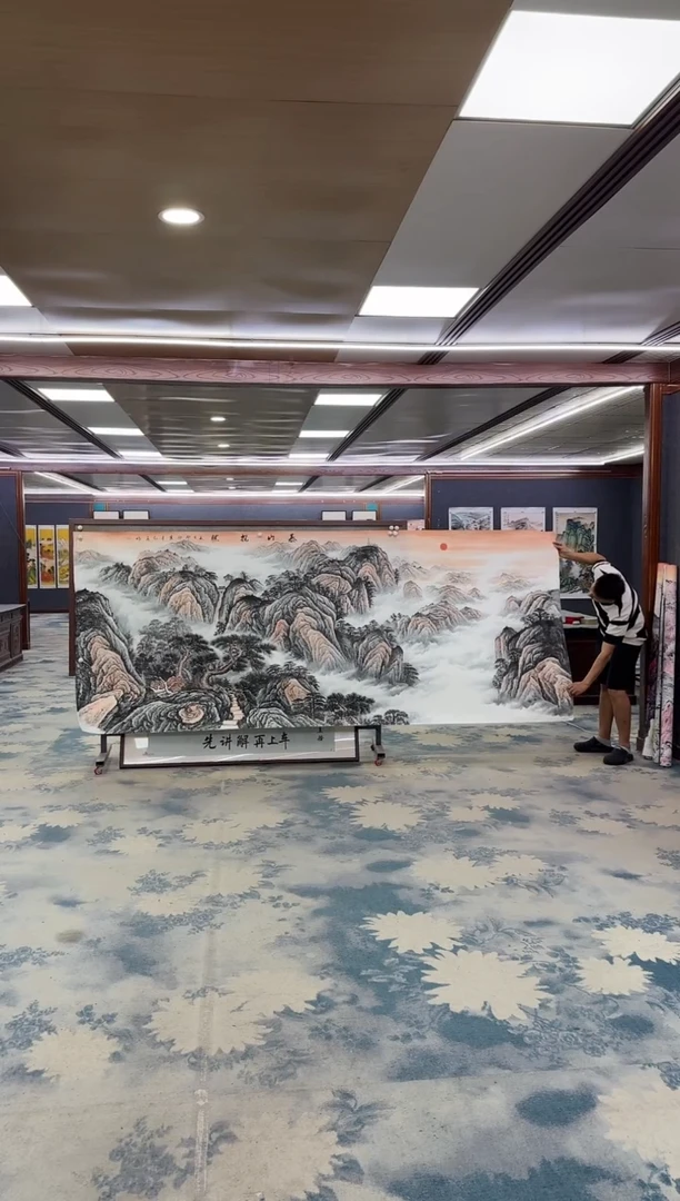 国画Z王红兵-山水国画-大丈二
