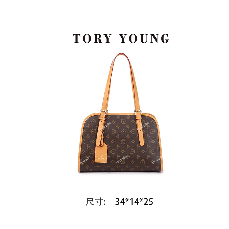 【TY】BF-66169-咖啡色 轻奢高级韩版单肩潮流时尚简约女包