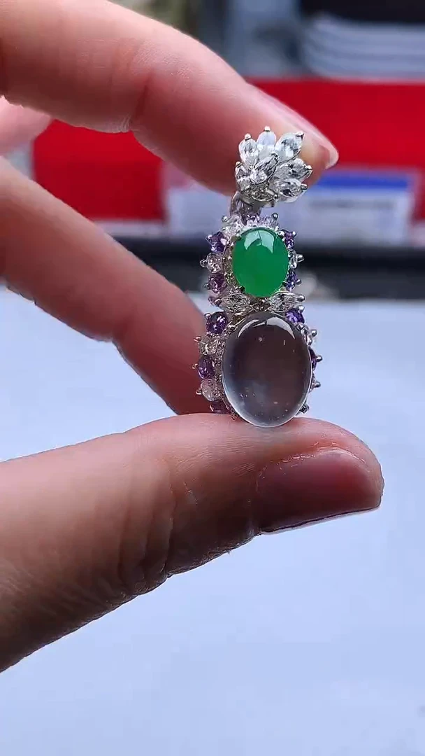 散珠翡翠缅甸A货+证书