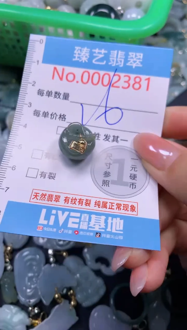 颈饰未镶嵌翡翠2381