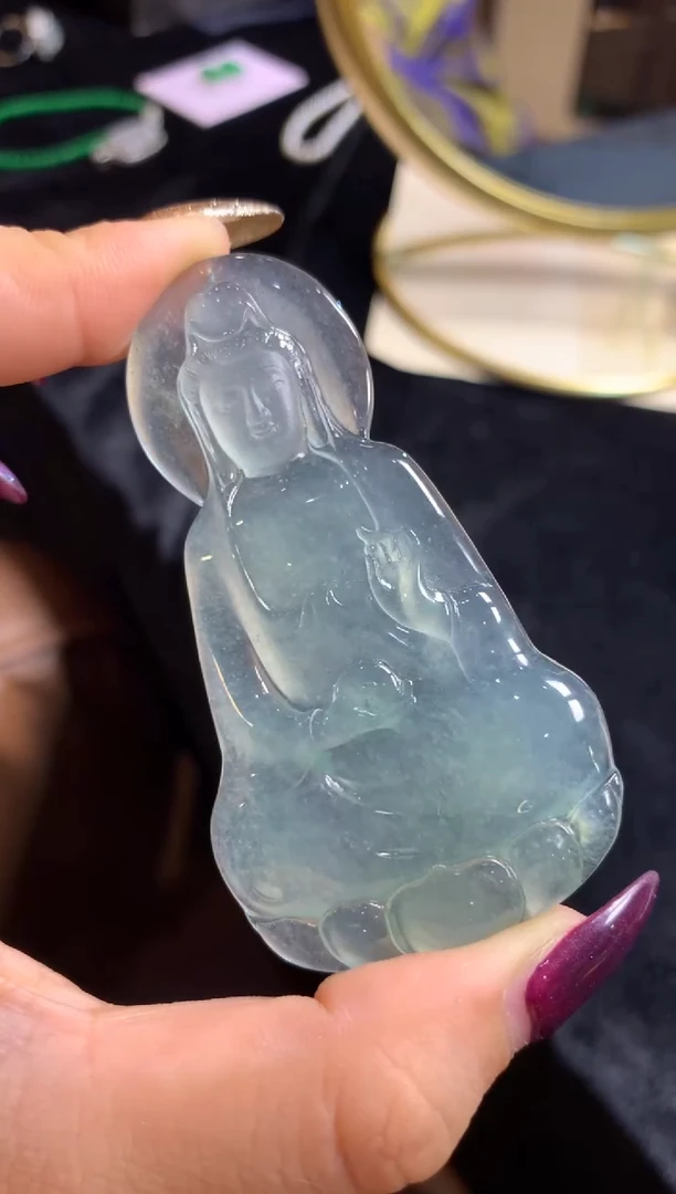 颈饰未镶嵌翡翠翡翠观音