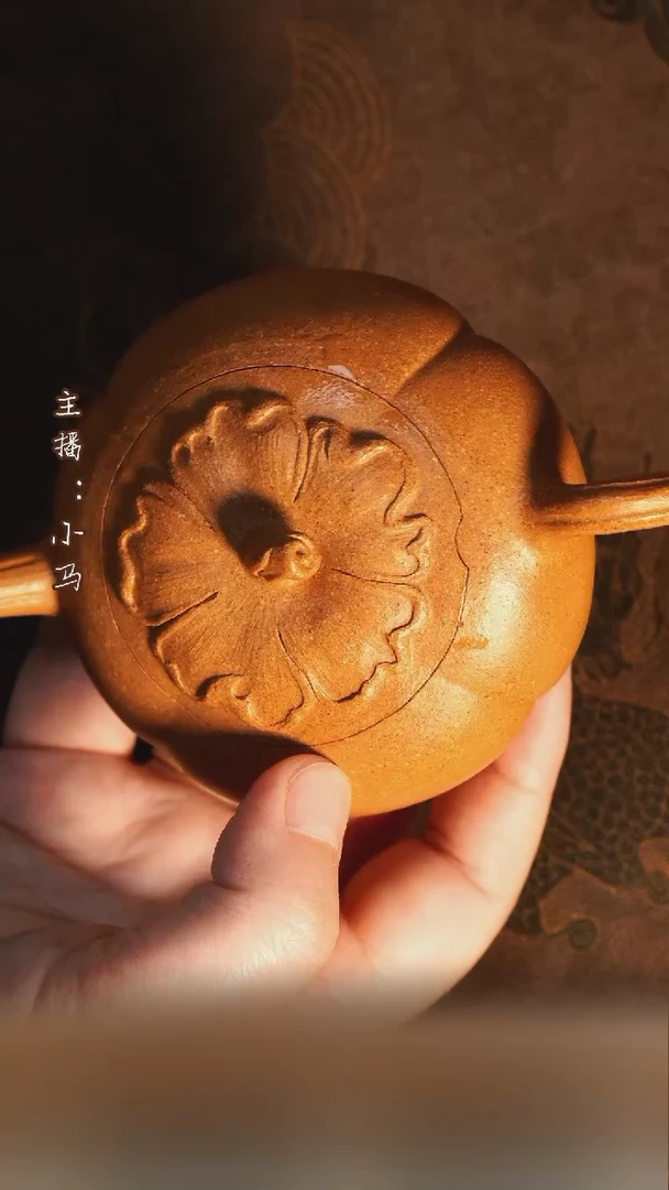 茶壶紫砂柿圆