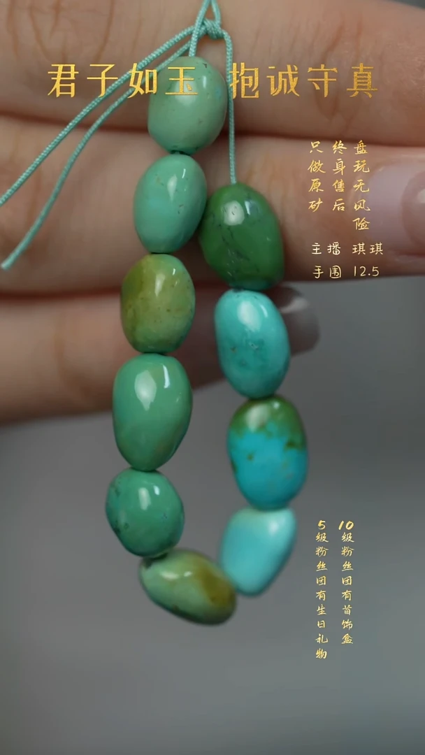 未镶嵌绿松石V76（多样性发一件）散珠