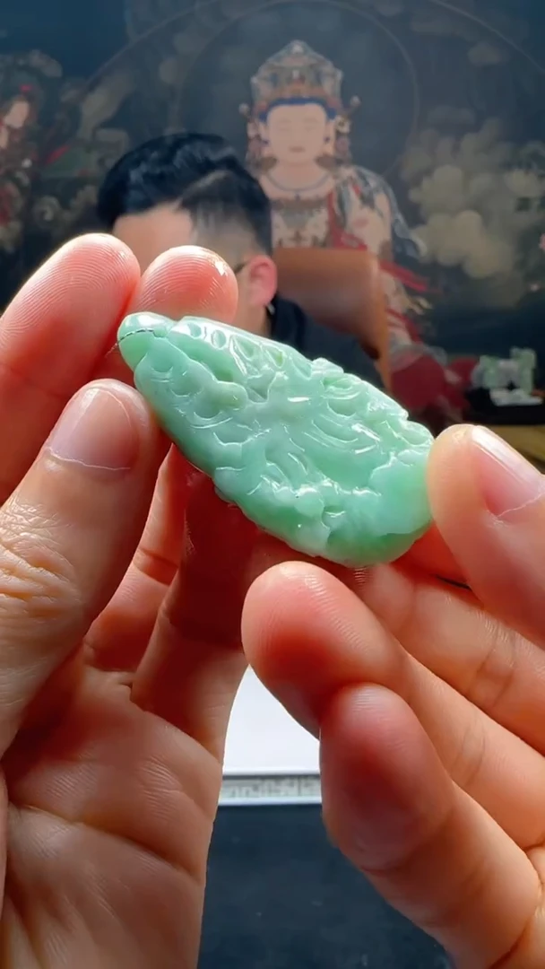 【闪购商品】翡翠颈饰未镶嵌L-@@QJXC11704多样性发其一