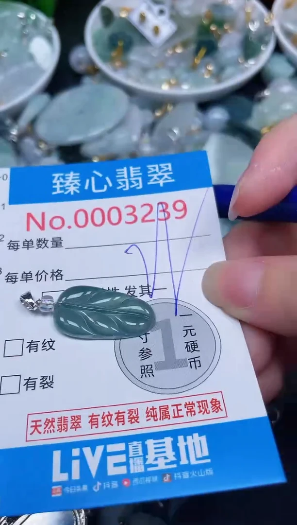 颈饰未镶嵌翡翠3239